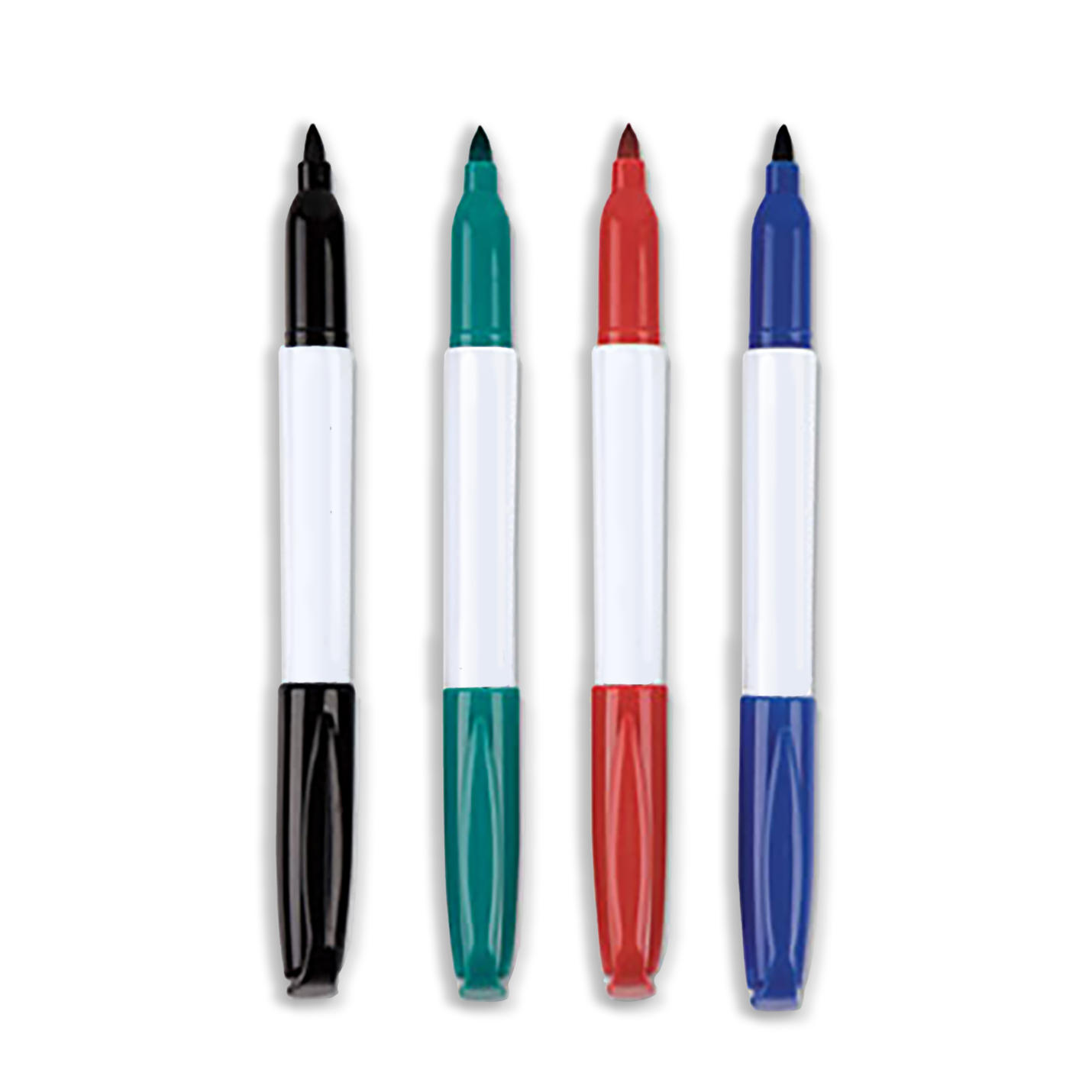 Dry Erase Markers – 4-Pack Set (Multi-color)