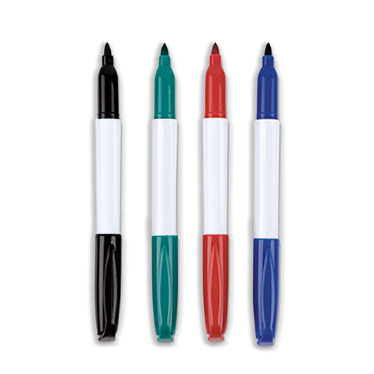 Dry Erase Markers – 4-Pack Set (Multi-color)